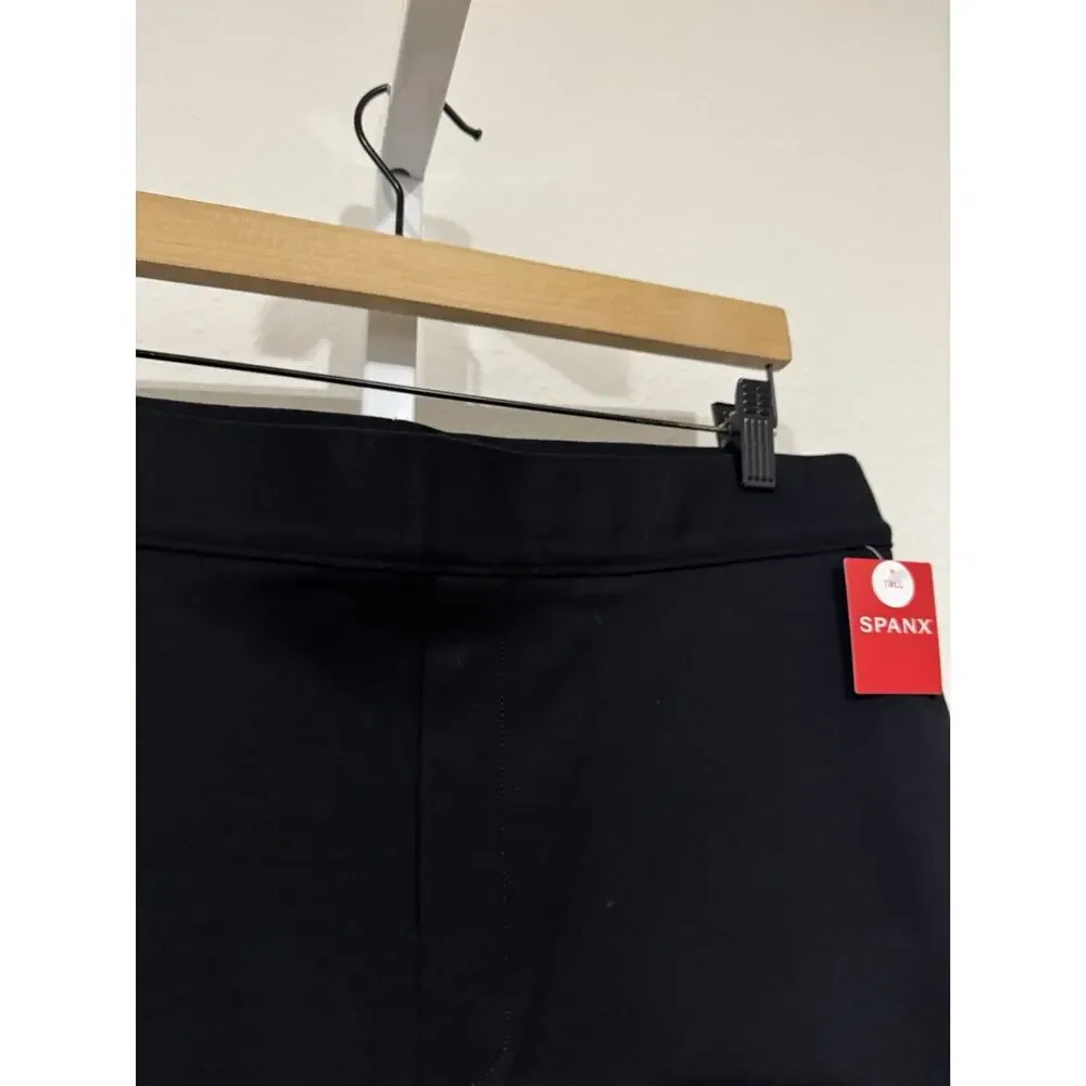 Spanx NWT The Perfect Pant Wide Leg in Charcoal Heather Ponte XL Tall 20385T